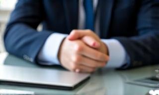 Consultant working with a client